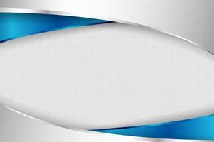 Abstract blue curve overlap background. Modern bright gradient art backdrop or banner for business. Vector illustration