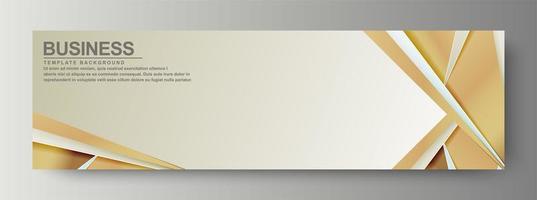 Luxury business banner background vector