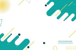 Stylish modern banner design Vector.Holographic background eps 10 vector