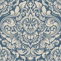 Vintage Damask Seamless Pattern Background vector